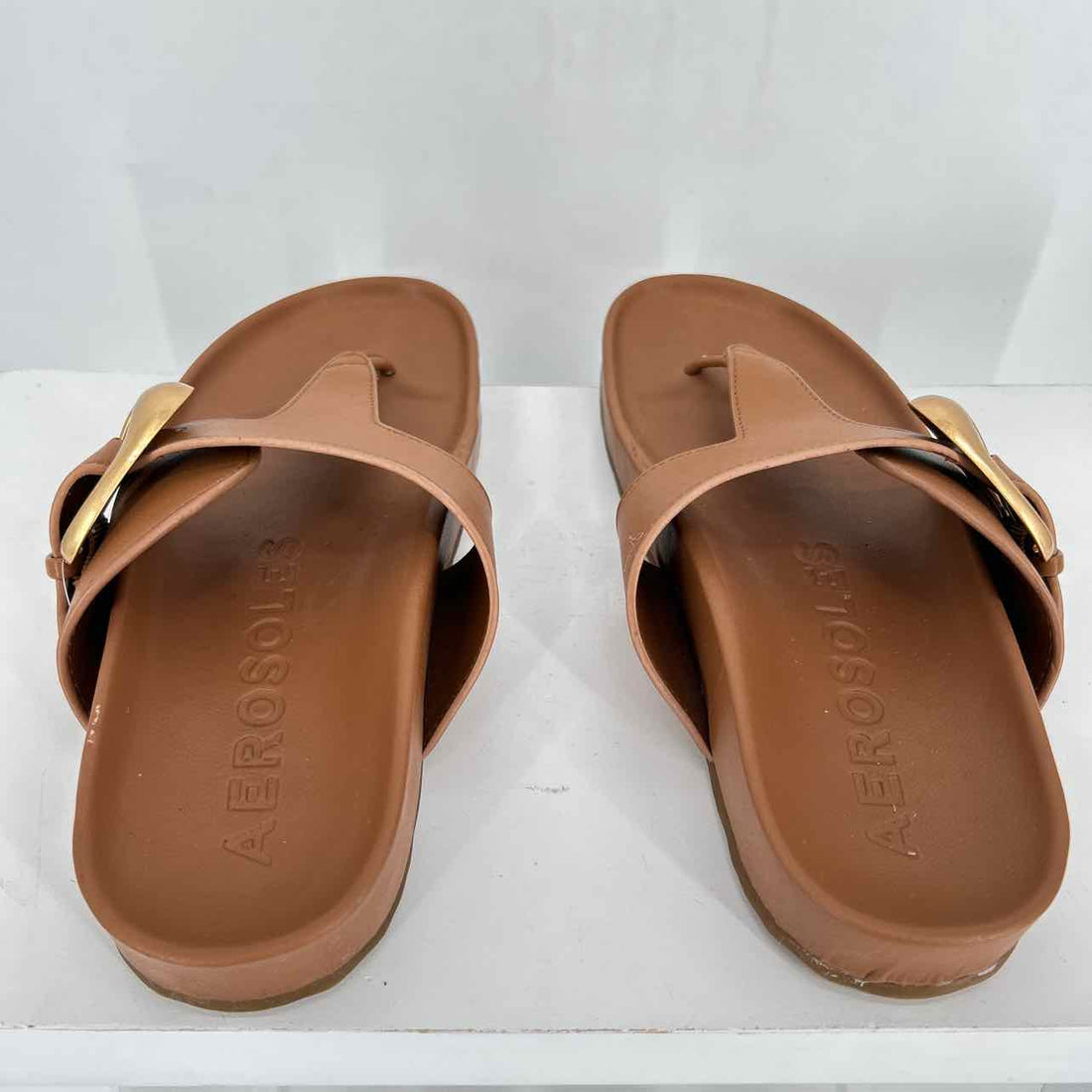 Aerosoles Women Size 7.5 Brown Sandals