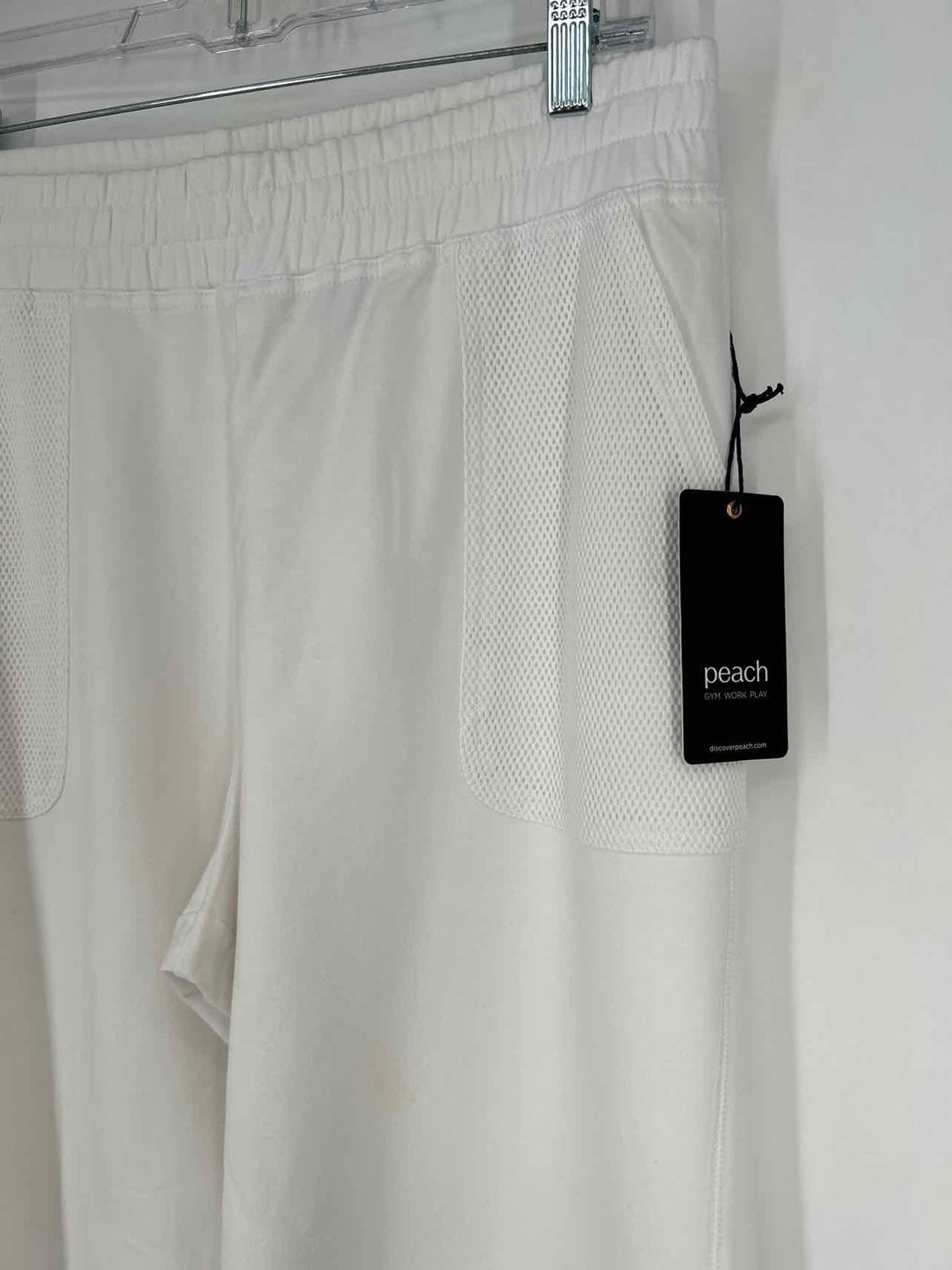Peach Size L White Sweatpants