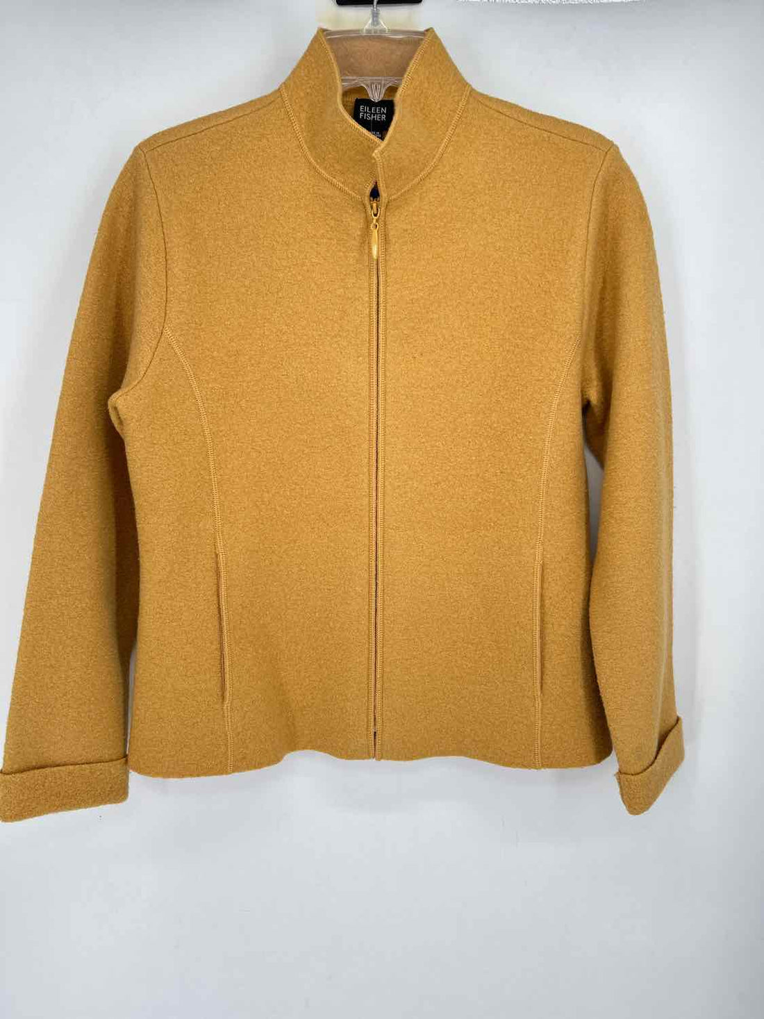 Eileen Fisher Size XS Mustard Wool Jacket