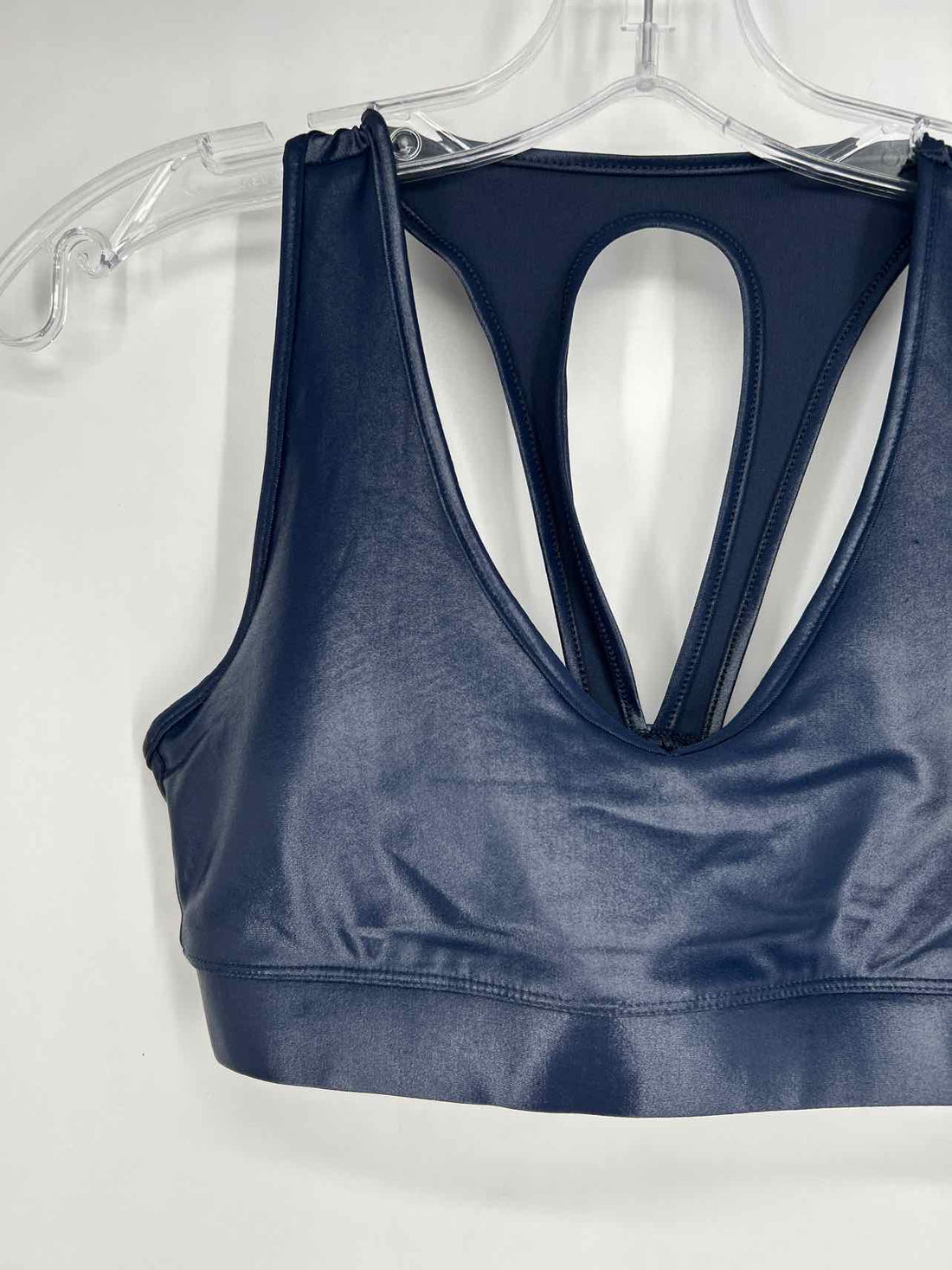 Carbon 38 Size M Shiny Navy Active Sports Bras
