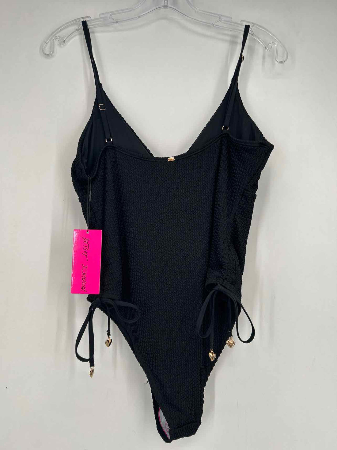 Betsey Johnson Size XL Black NWT Swimsuit 1 Piece