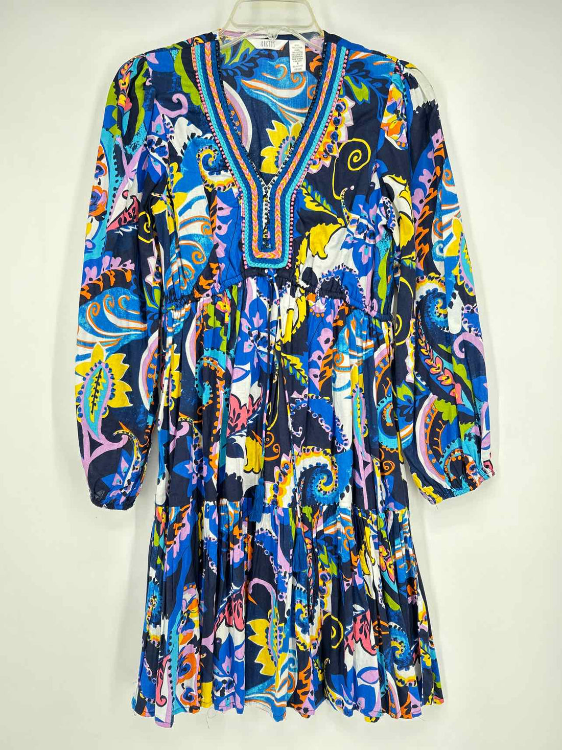 Kaktus Size S Navy Print Dress