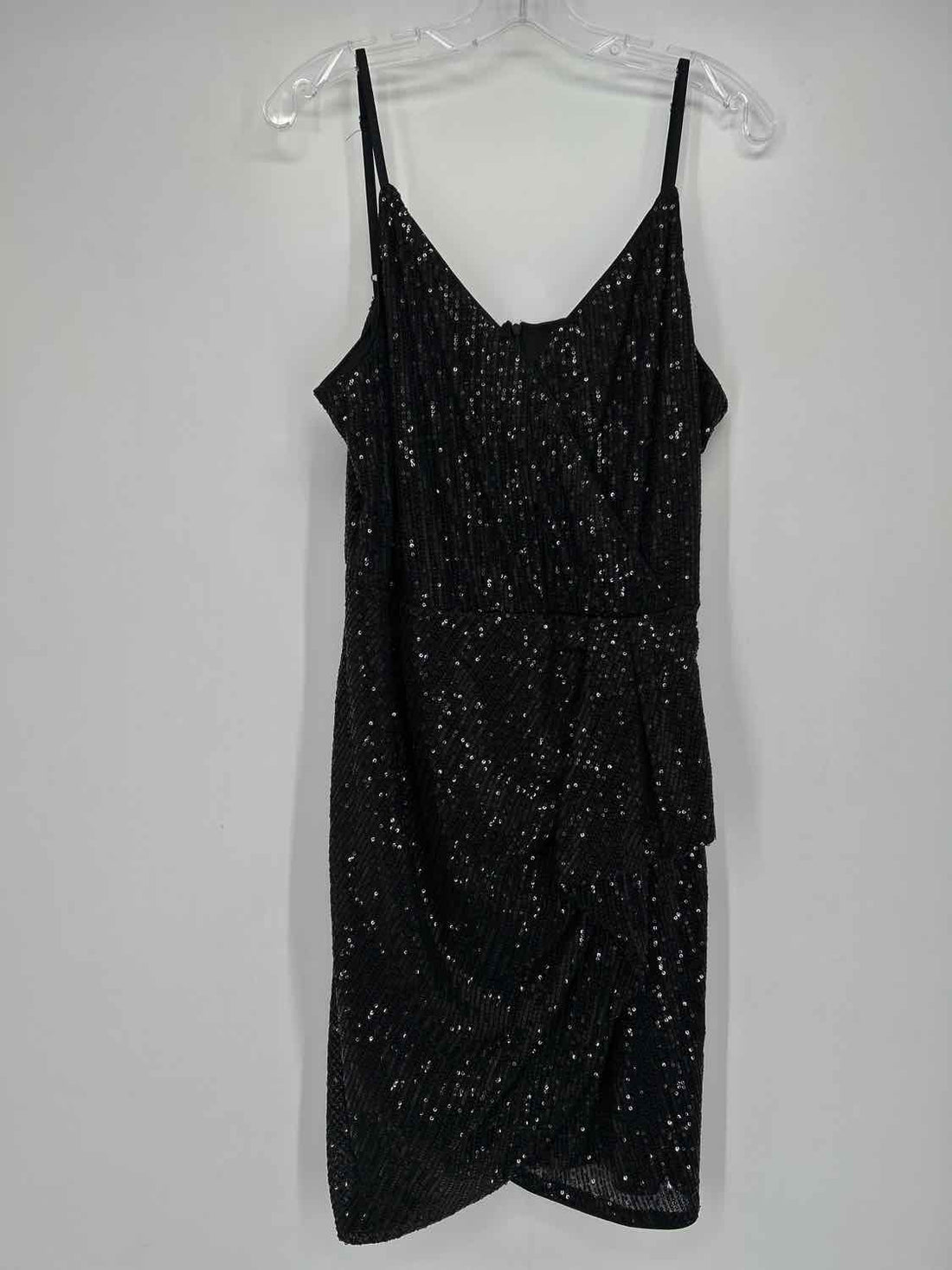 Grace Karin Size 2X Black Sequin Dress