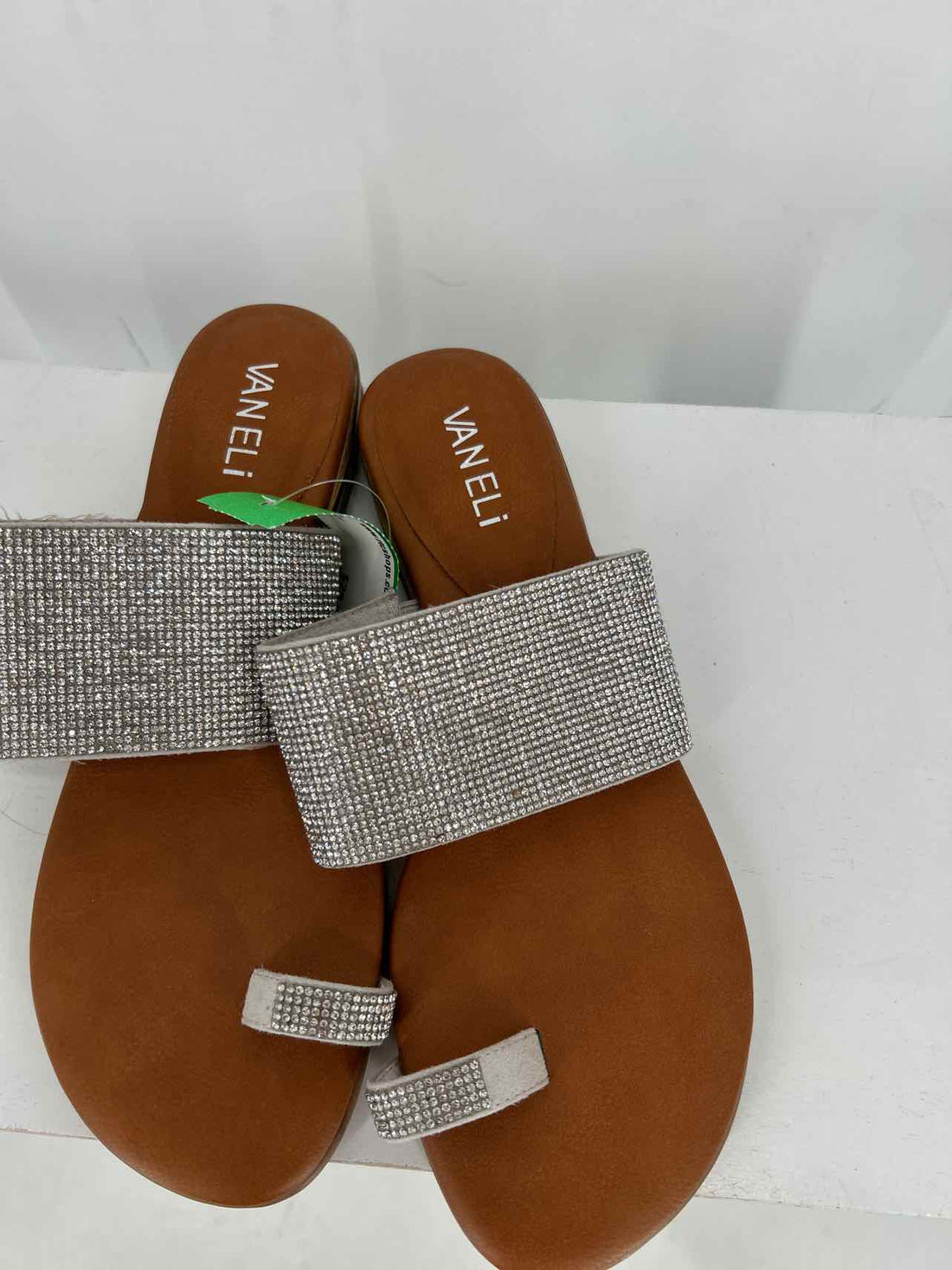 Vaneli Women Size 7 Rhinestone Sandals