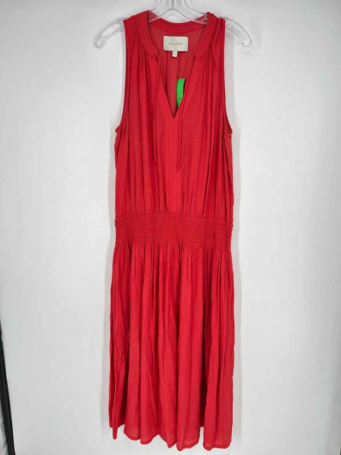 Brochu Walker Size L Red Sleeveless Dress