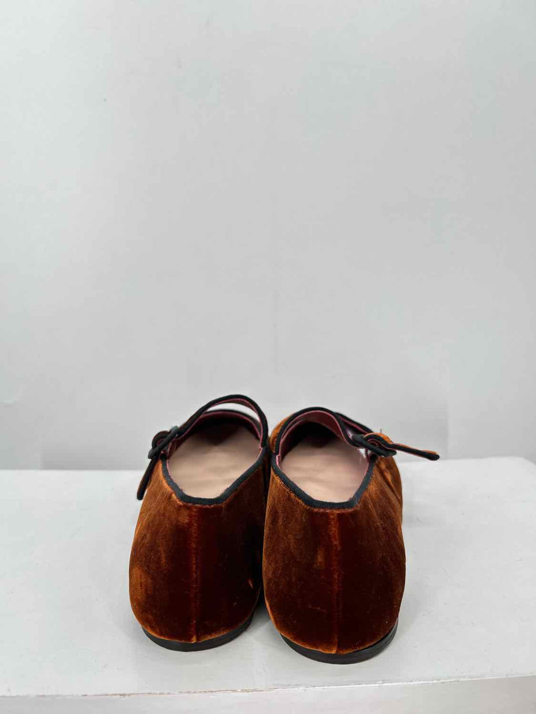 Loeffler Randall Women Size 8.5 Rust Brown Velvet Flats