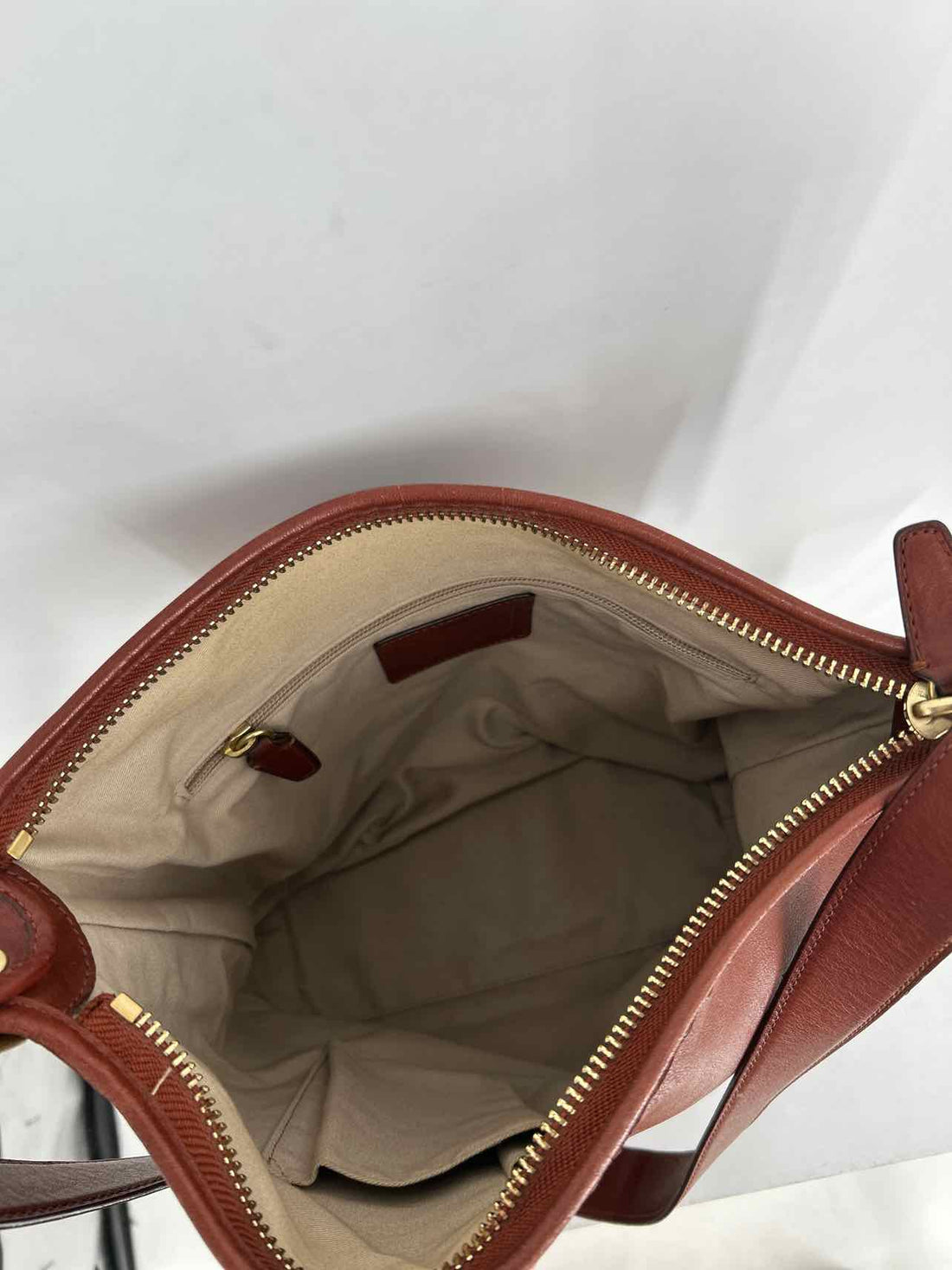 Vintage Coach Brown Genuine Leather XL Hobo