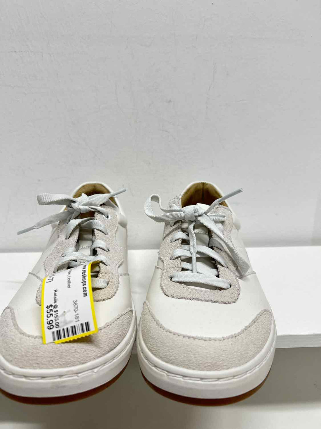 Dansko Women Size 37 (6.5-7) White Like New Leather Sneakers