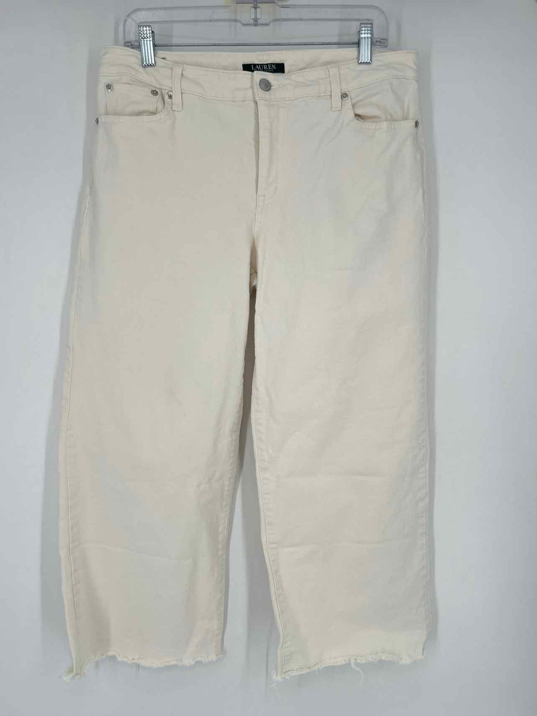 Lauren Ralph Lauren Size 10 White Denim Jeans
