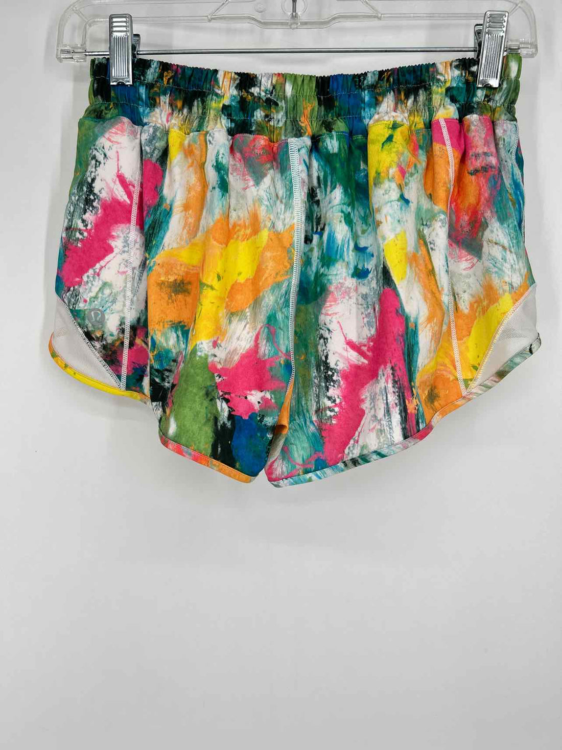 Lululemon Size 6 Green Multi Color Active Shorts