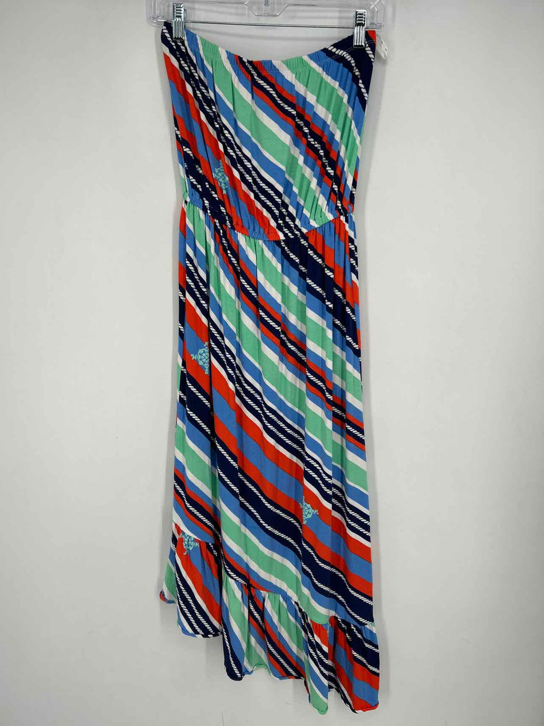 Lilly Pulitzer M Multi Color Stripe Strapless Lilly Pulitzer Dress