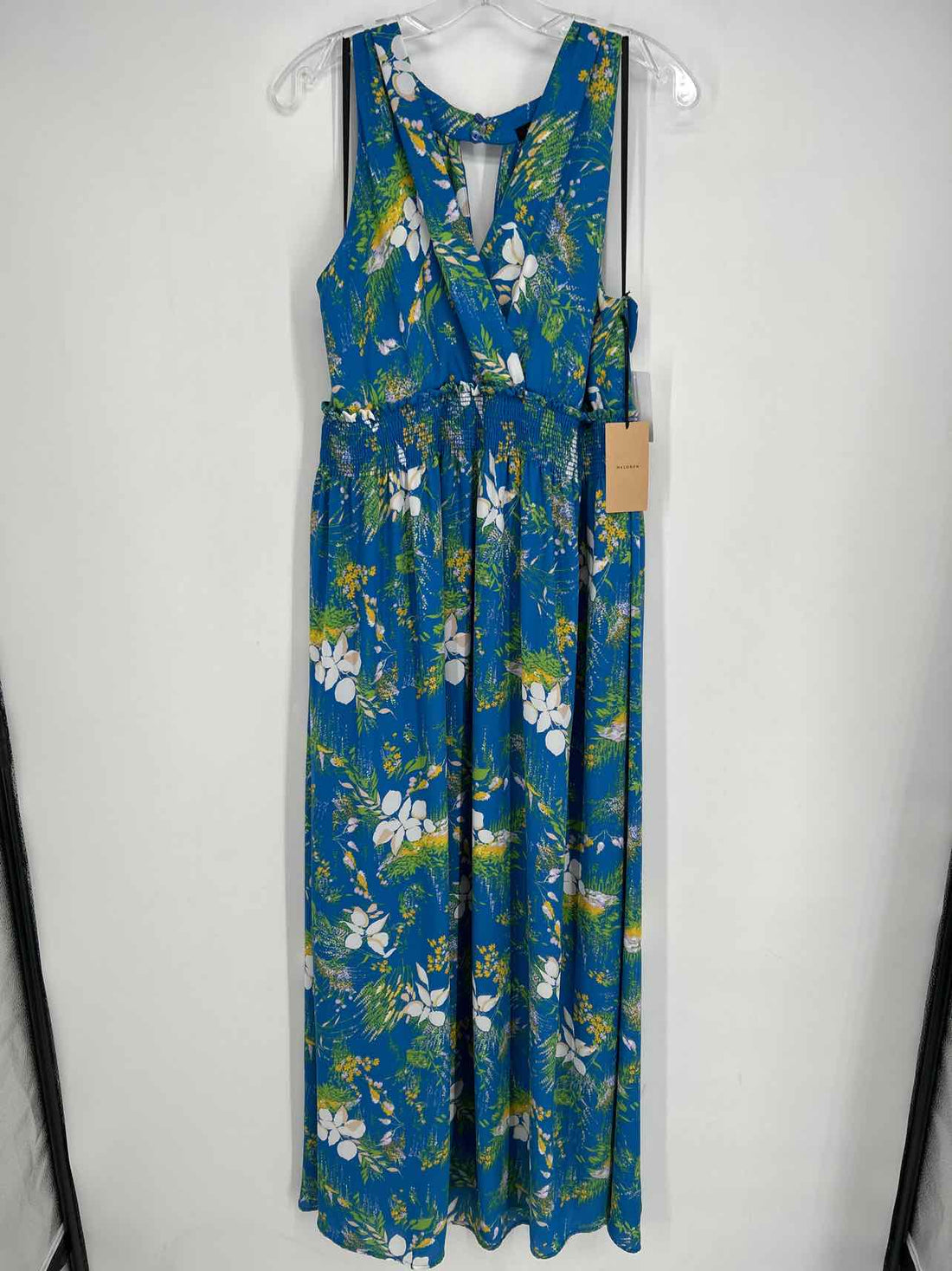 Halogen Size XL Blue Floral NWT Maxi