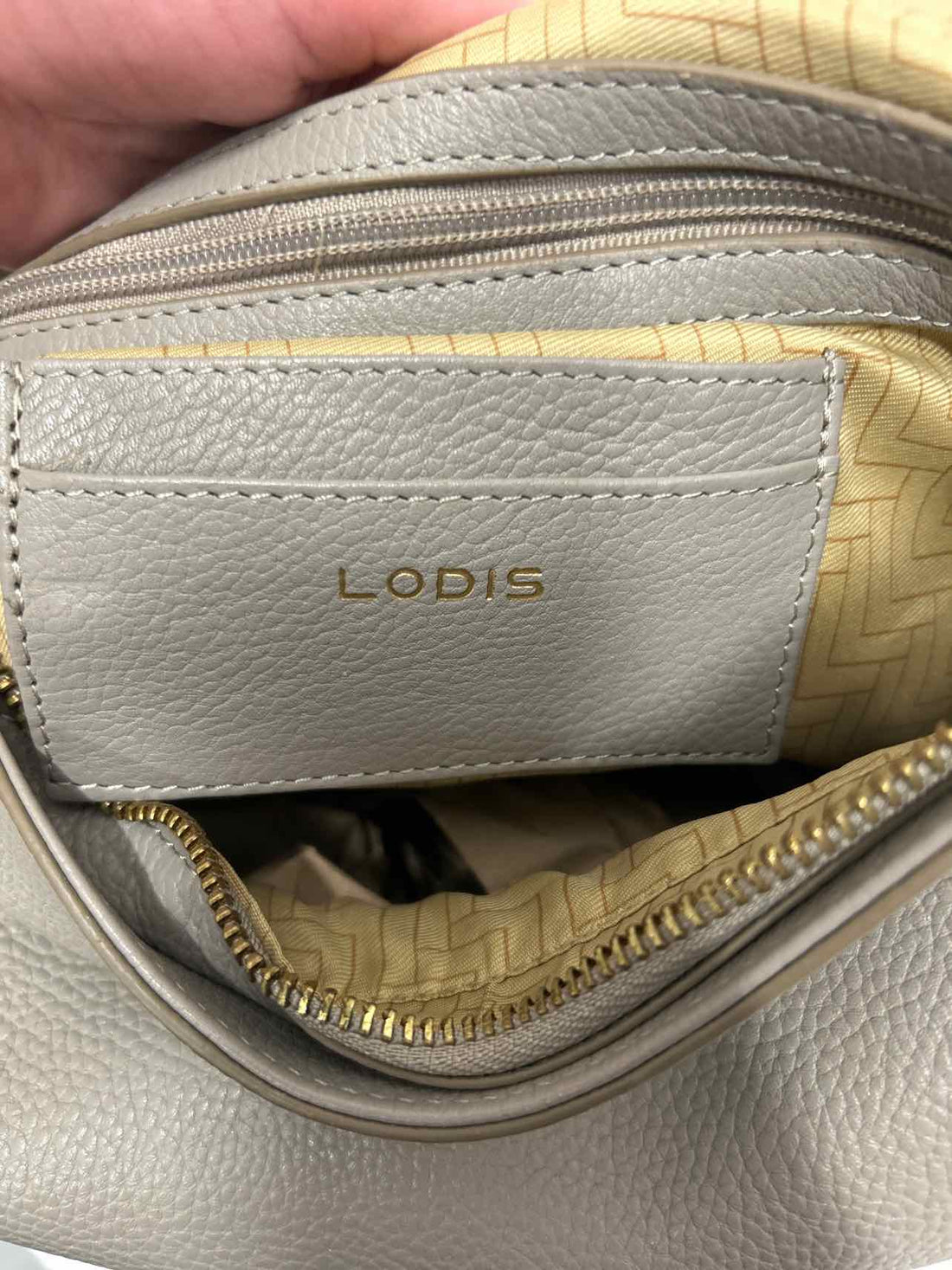 Lodis Gray Convertible Crossbody  Purse