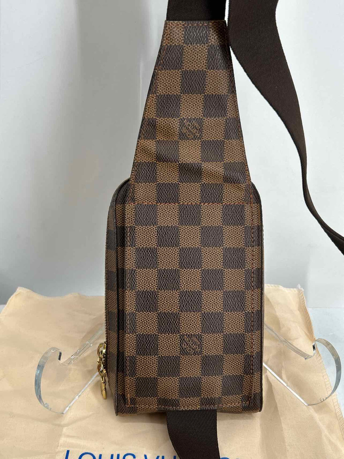 Louis Vuitton Damier Ebene Coated Canvas New LUXURY