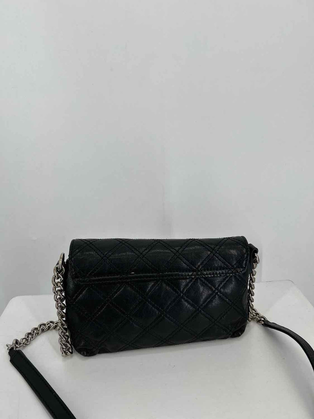 Marc Jacobs Black Genuine Leather Pre Owned Satchel