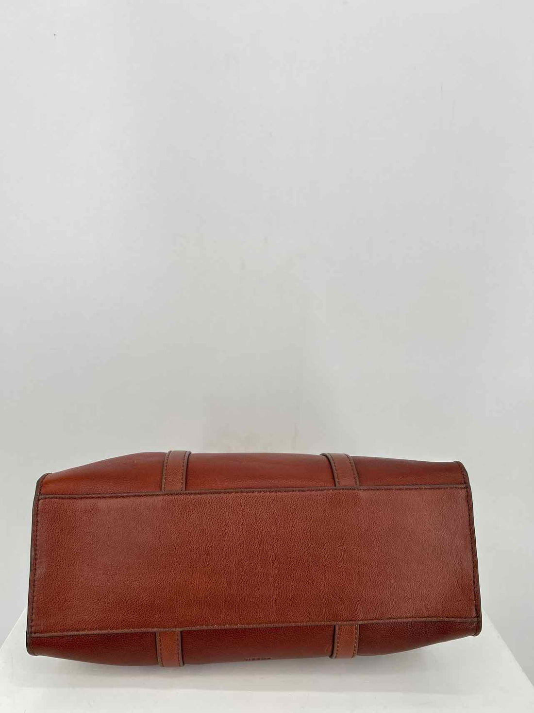 Fossil Brown Leather Pre Owned Satchel