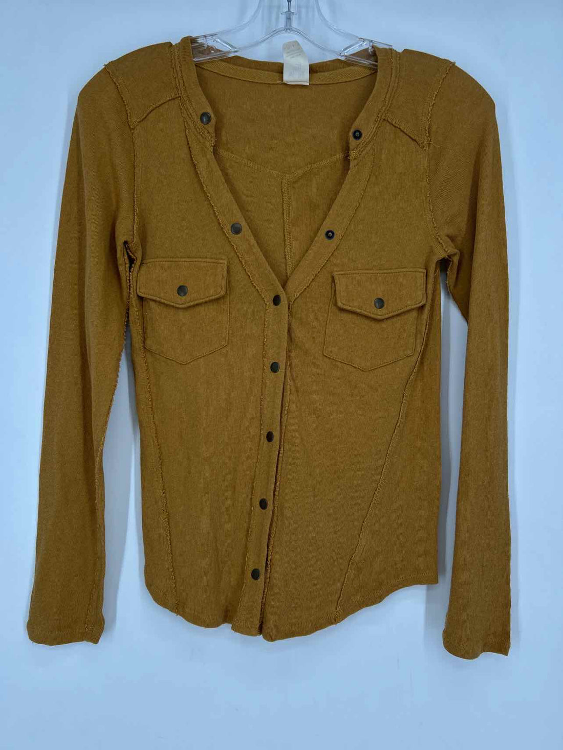 We The Free Size XS Spicy Mustard Long Sleeve