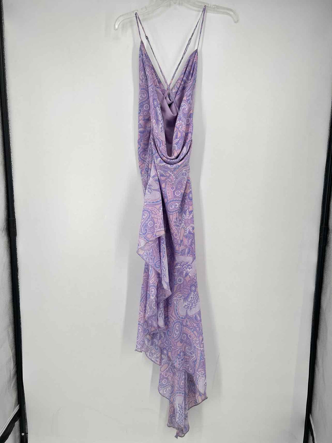 Lovers And Friends Size L Purple Paisley Sleeveless Dress