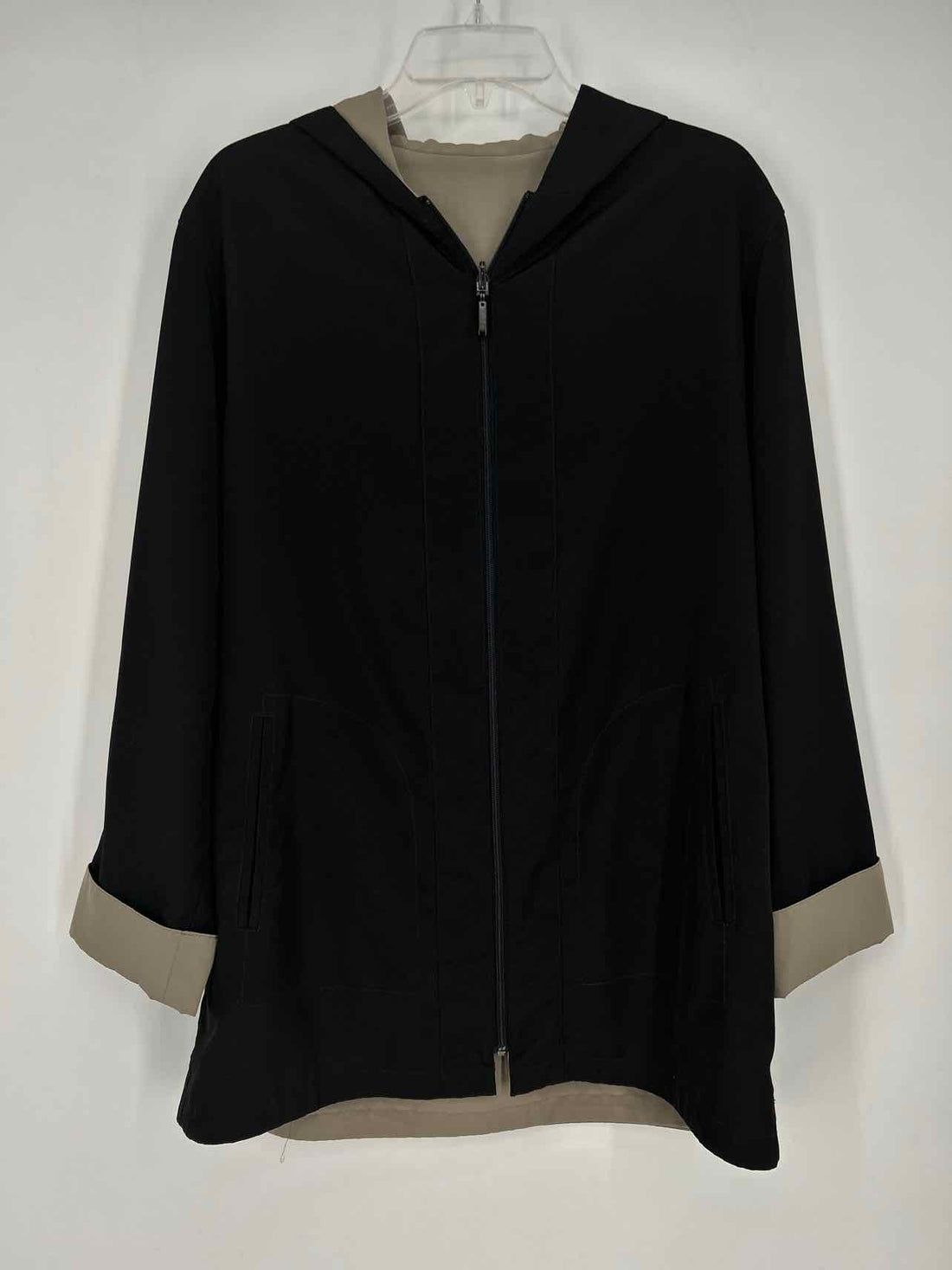 Gallery Size M Black & Khaki Reversible Jacket