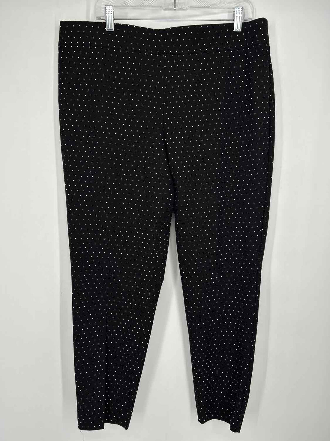 Talbots Size 6 Black Polkadot Pants