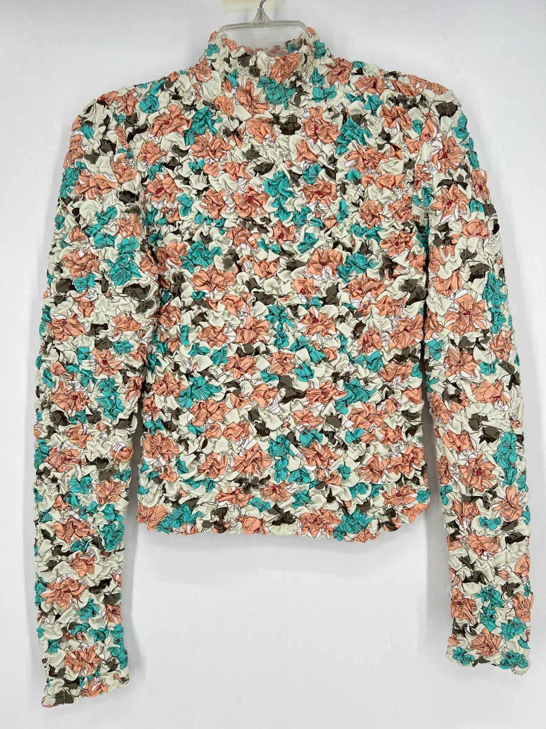 Dolan Size S Pale Green Floral Long Sleeve