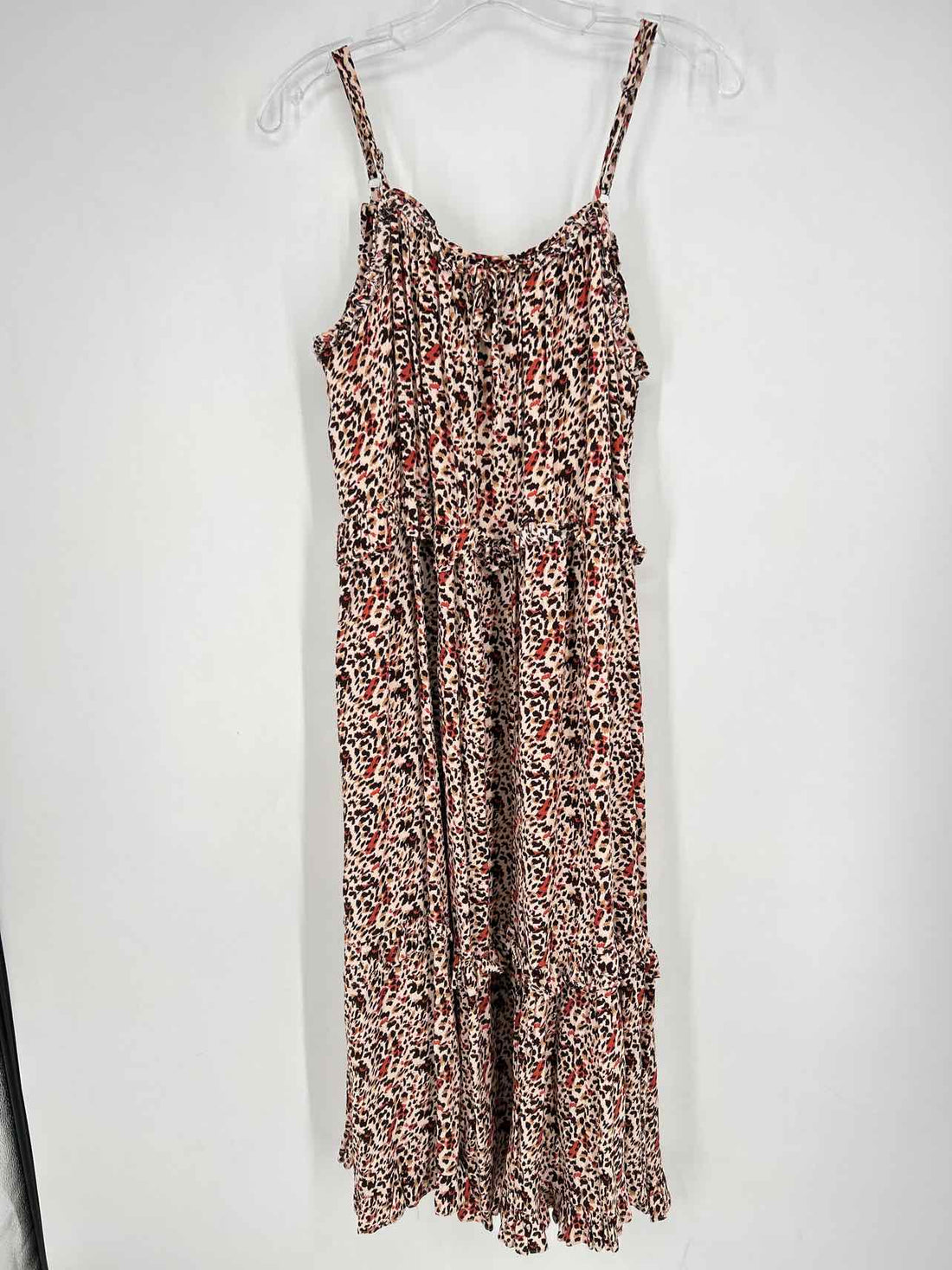 Gibson Latimer Size L Leopard Sleeveless Dress