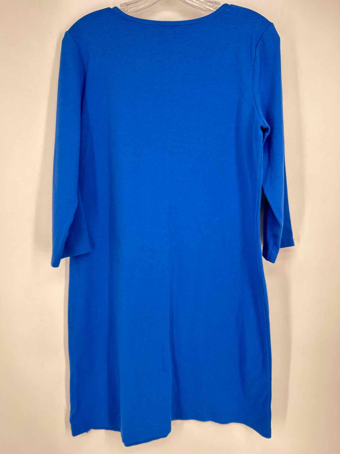 Talbots Size LP Cobalt Blue Long Sleeve Dress