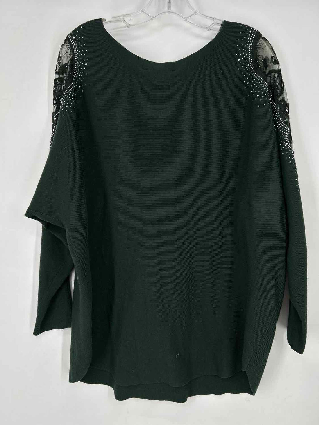Tahari Size 1X Green Sweater