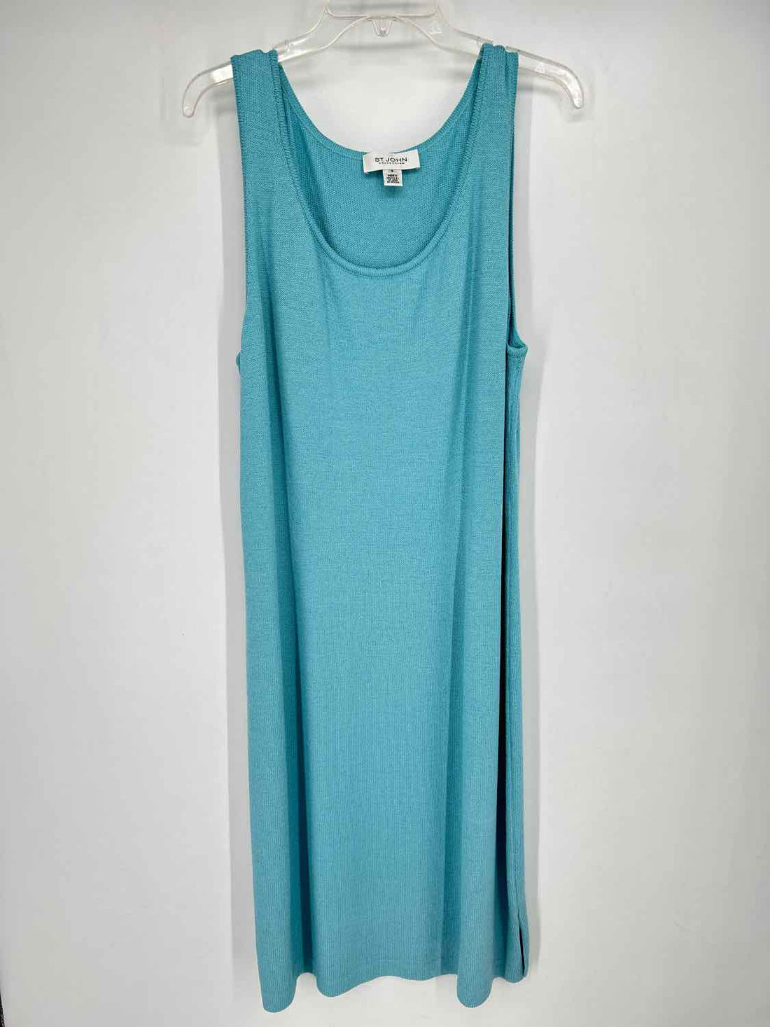 St John Size 16 Light Blue & White Tweed 2PC Sweater Set