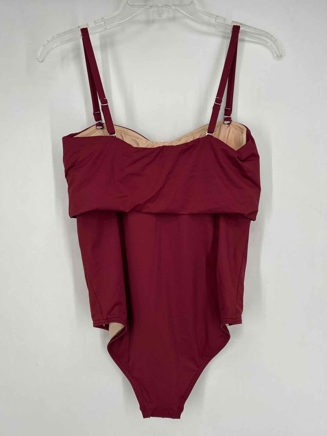 Land's End Size M Maroon NWT Swimsuit 1 Piece