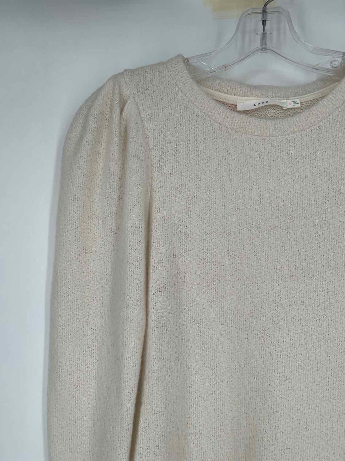 Lush Size S White Sweater