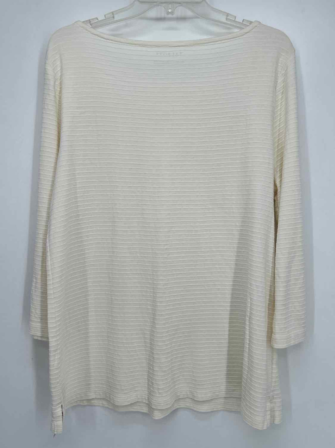 Talbots Size L White Long Sleeve