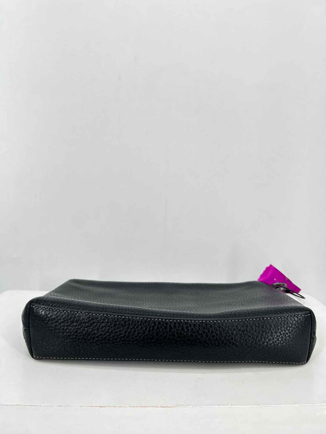 Coach Black Pebbled Leather Pouch