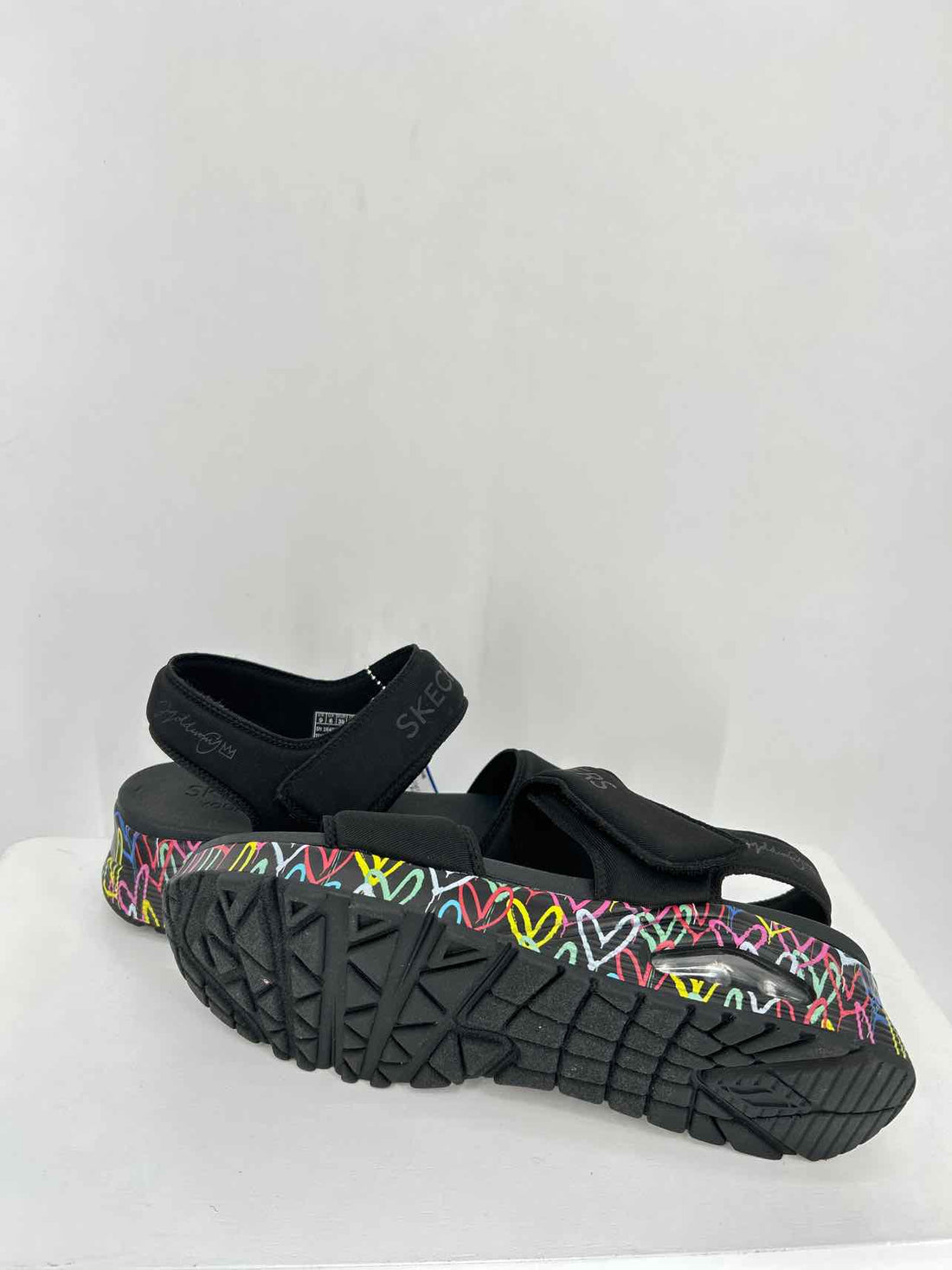 Skechers Women Size 9 Black Print NWT Sandals