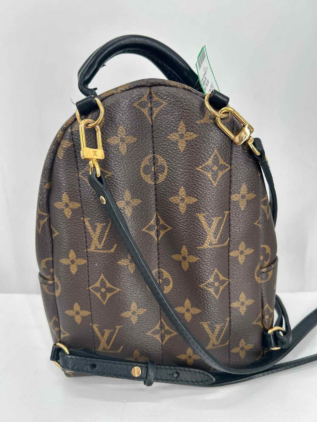 Louis Vuitton Palm Springs  Monogram Coated Canvas & Leather Pre Owned LUXURY