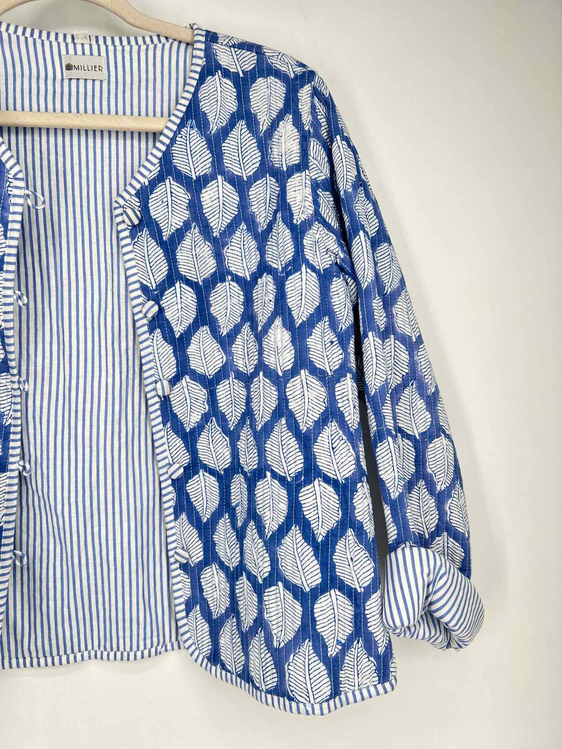Millier Size M Blue Print Jacket