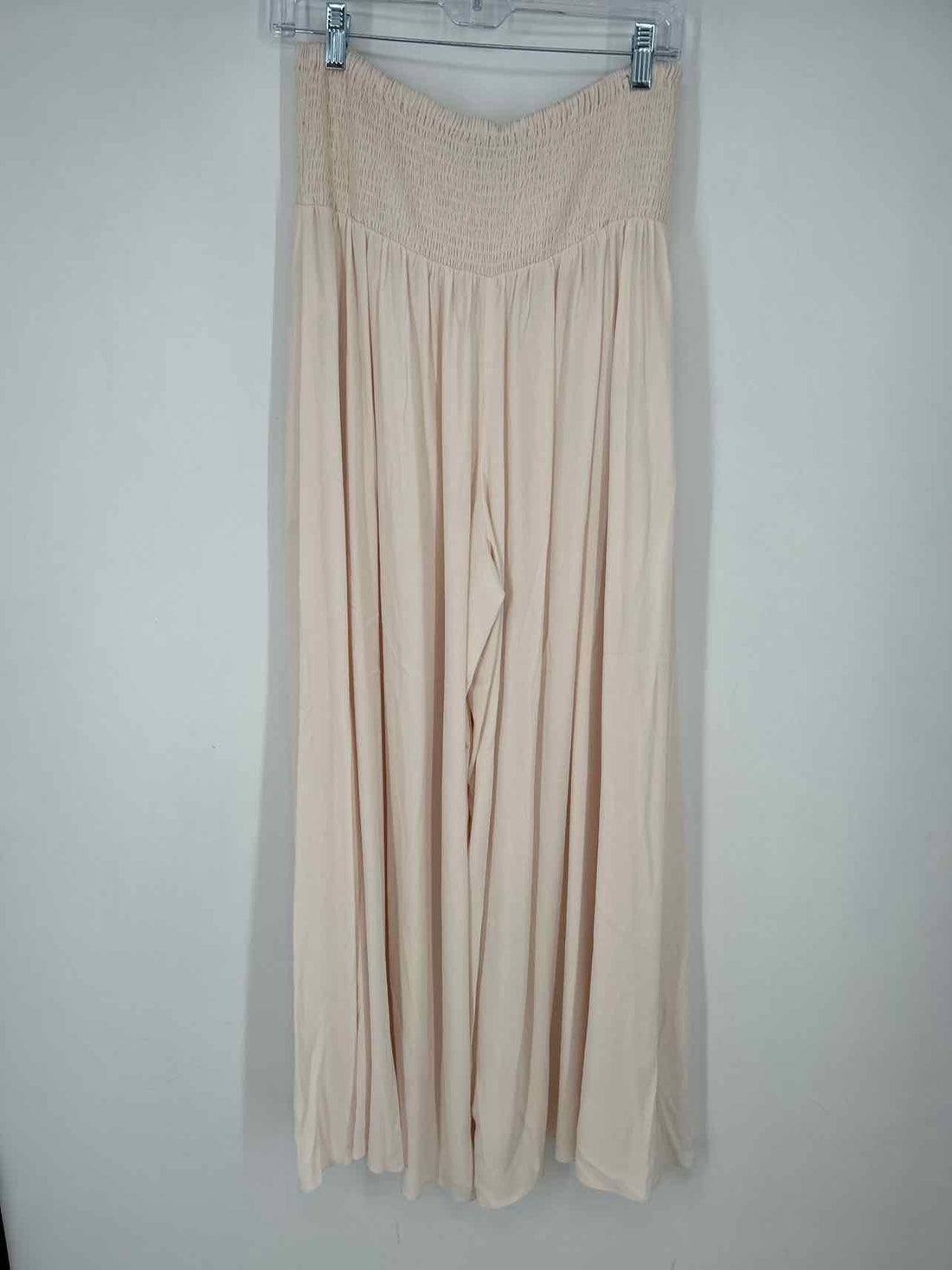 Traffic People M Cream Smocked New Boutique Pants