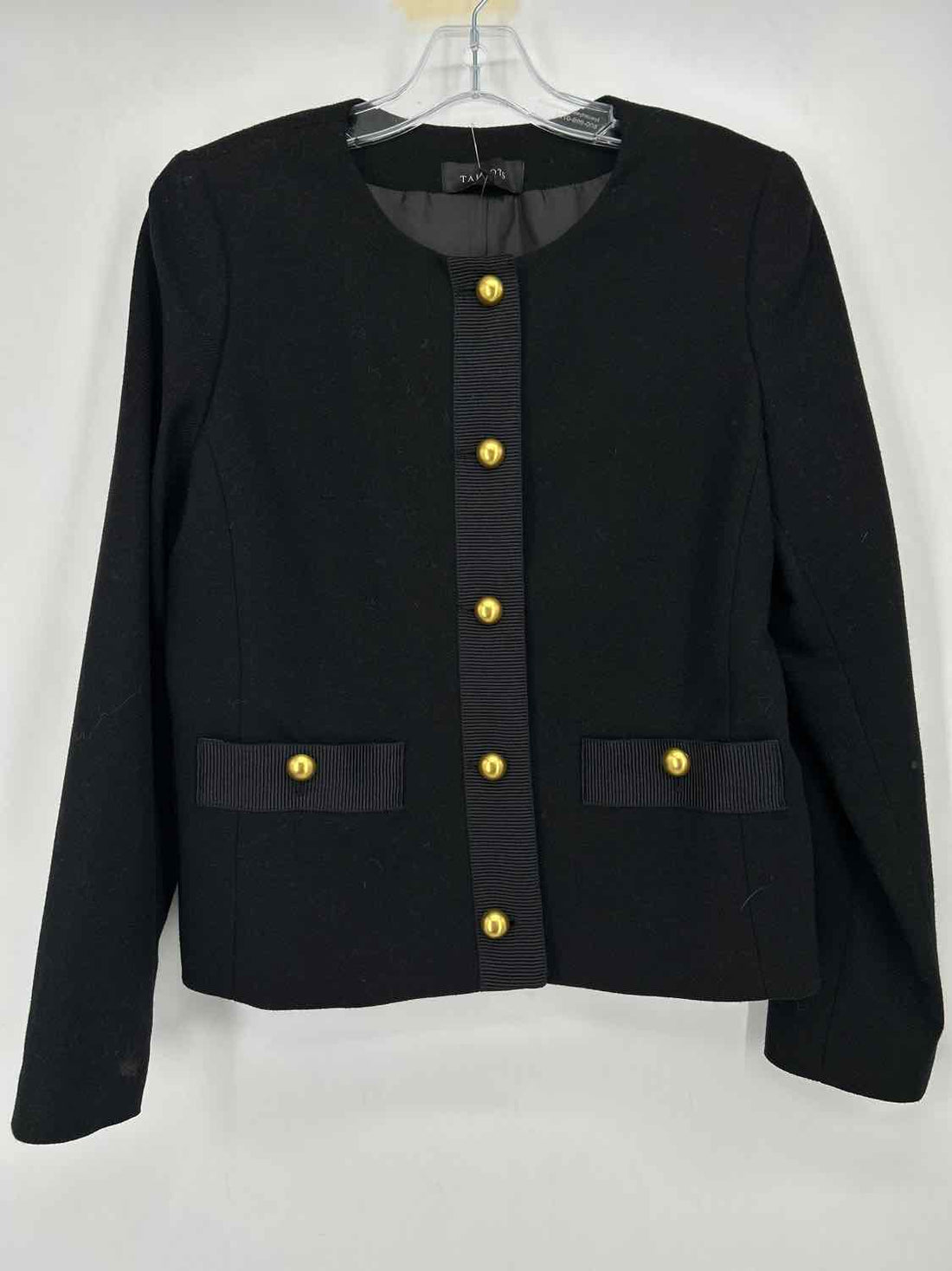 Talbots Size 6 Black Wool Blend NWT Blazer