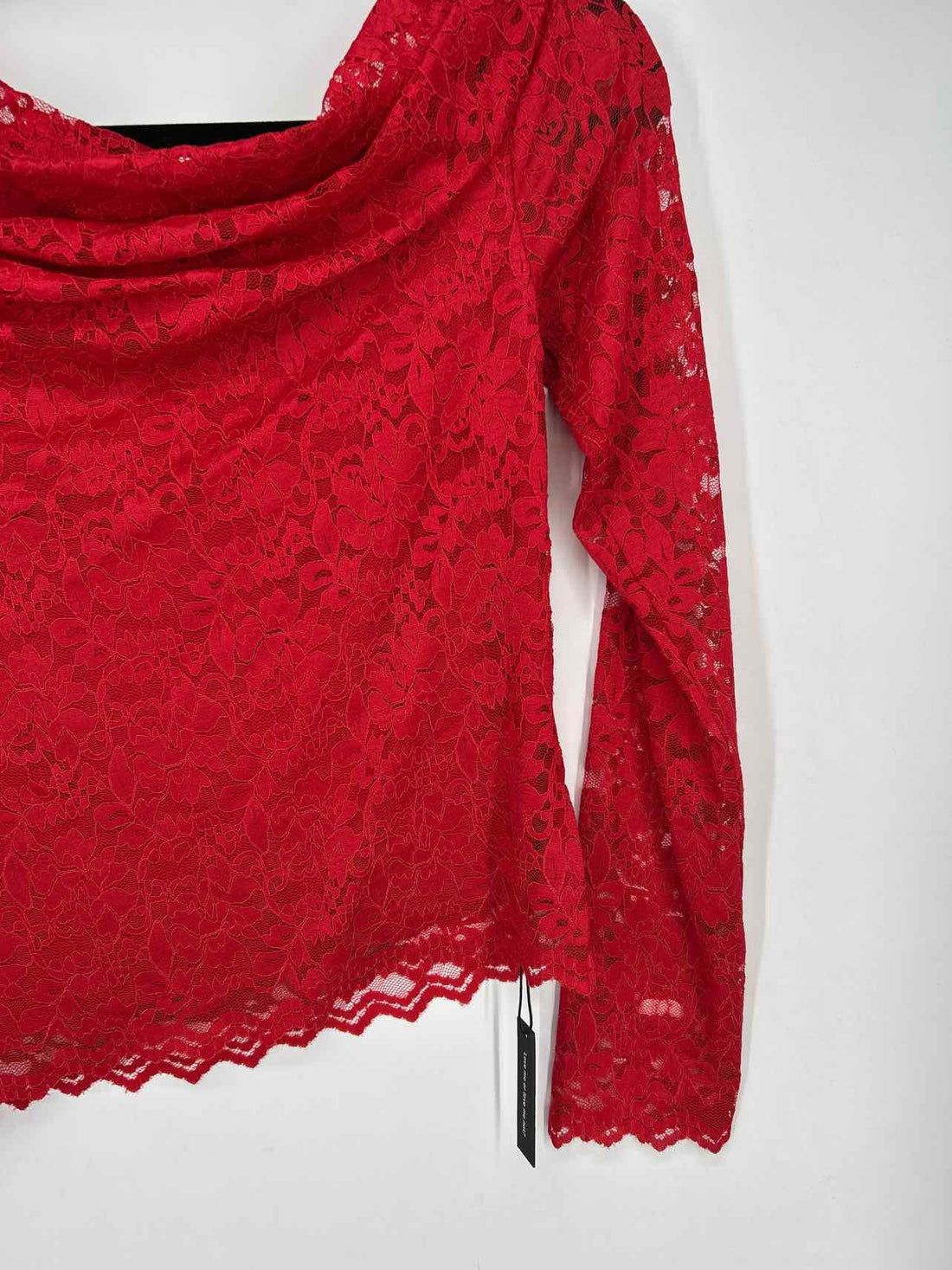 AFRM Size L Red Lace NWT Long Sleeve