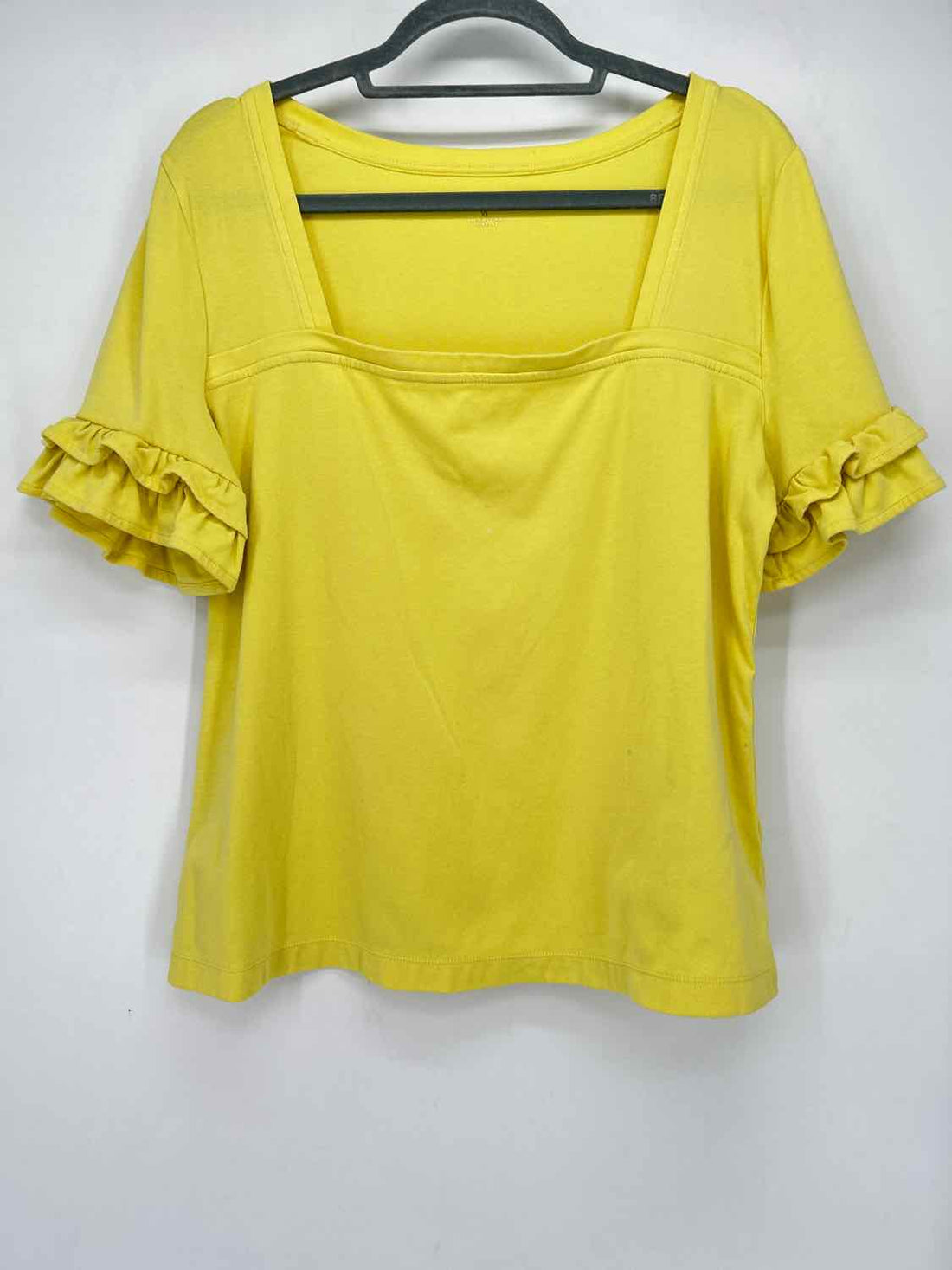 Lilly Pulitzer Size XL Yellow Short Sleeve