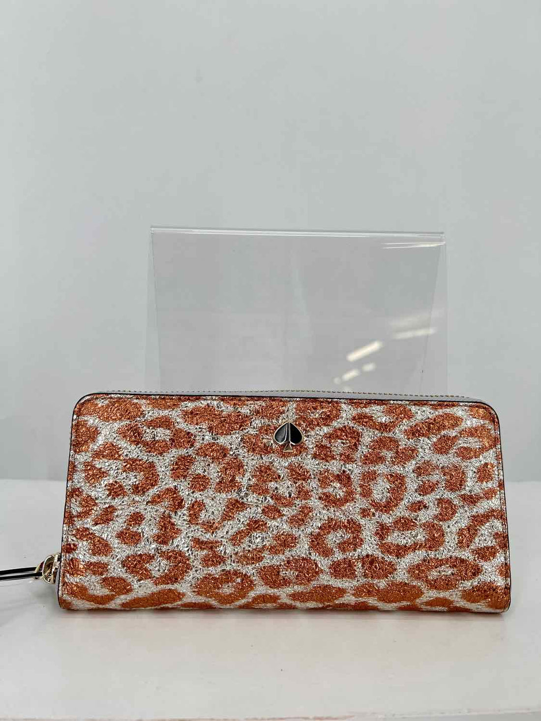 Kate Spade Leopard Metallic Rare Wallet