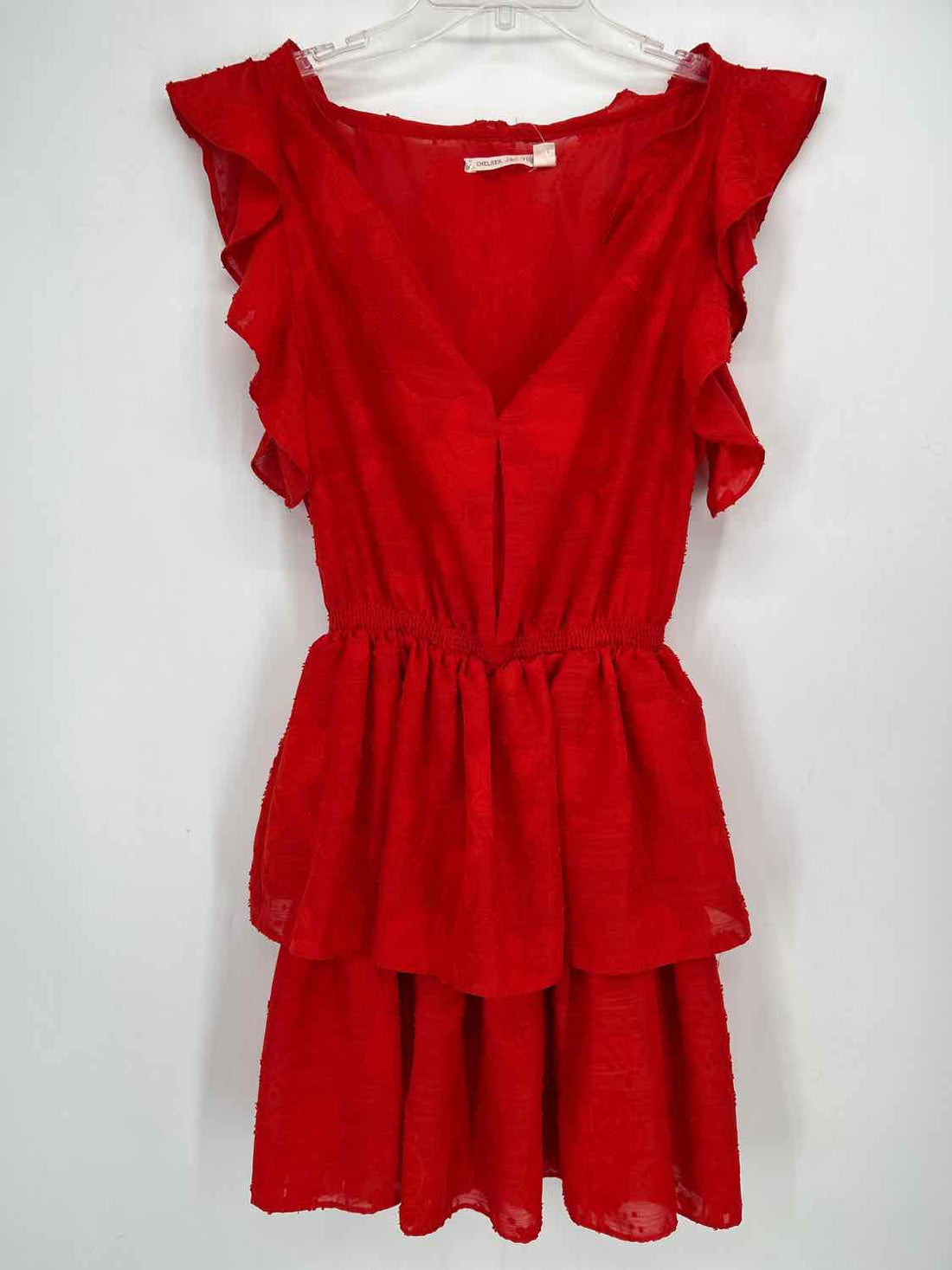 Chelsea & Violet Size M Red Short Sleeve Dress
