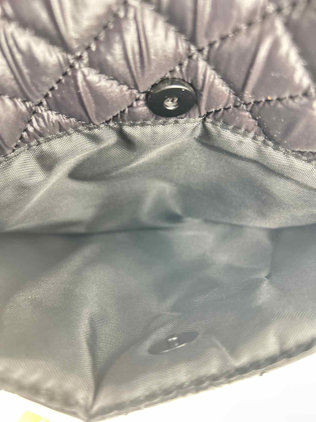 Max Studio Black Quilted Nylon Excellent Condition Crossbody