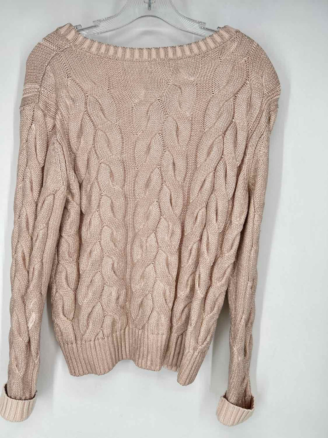 Spartina Size L Rose Gold Sweater