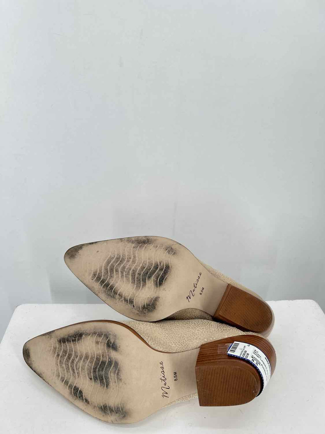 Matisse Cammy Women Size 8.5 Beige Leopard Mules