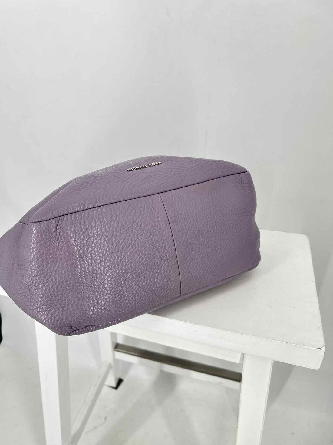 Michael Kors Pale Purple Pebbled Leather Hobo