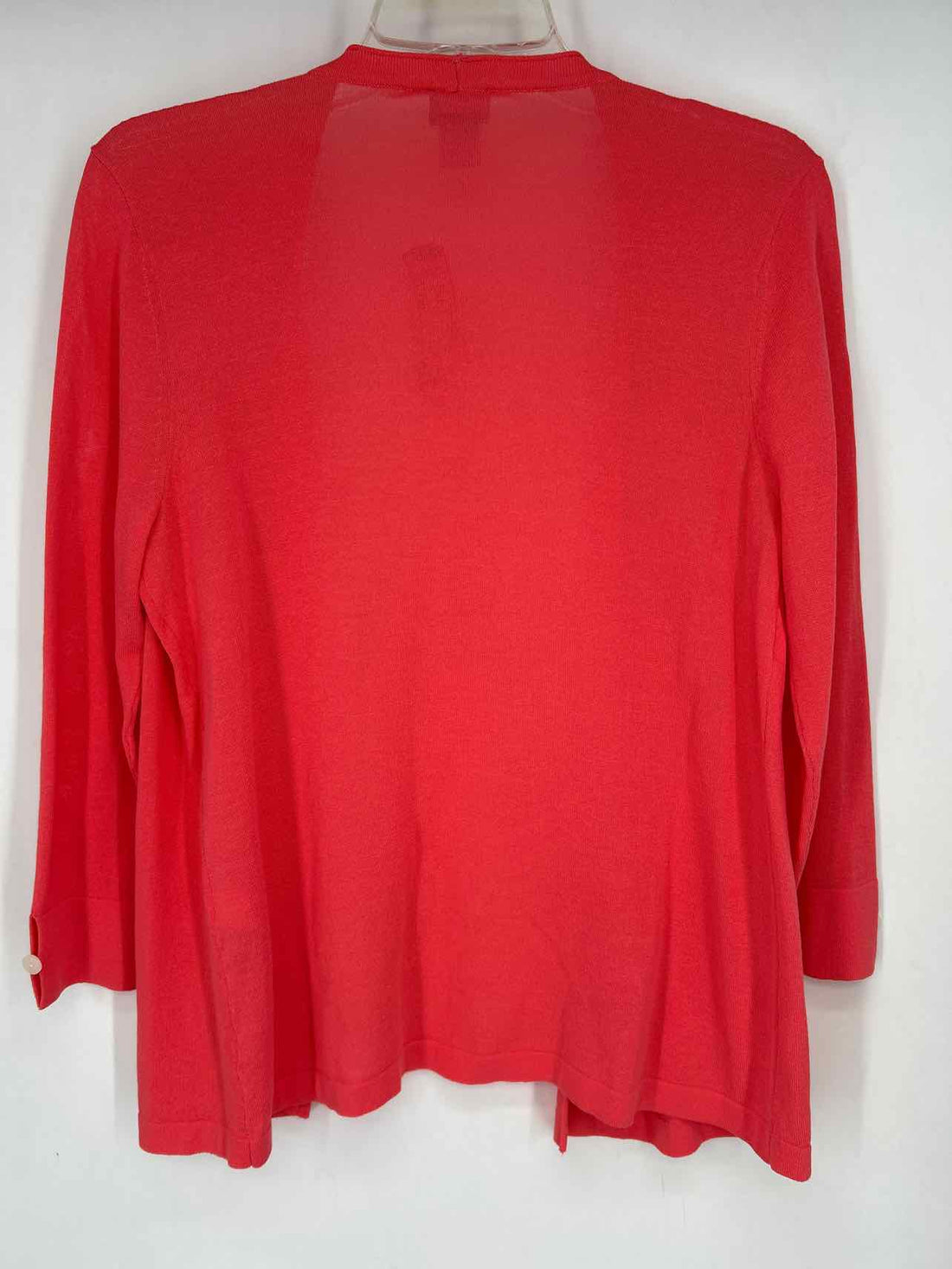 Chicos Size 0 (s) coral pink Cardigan