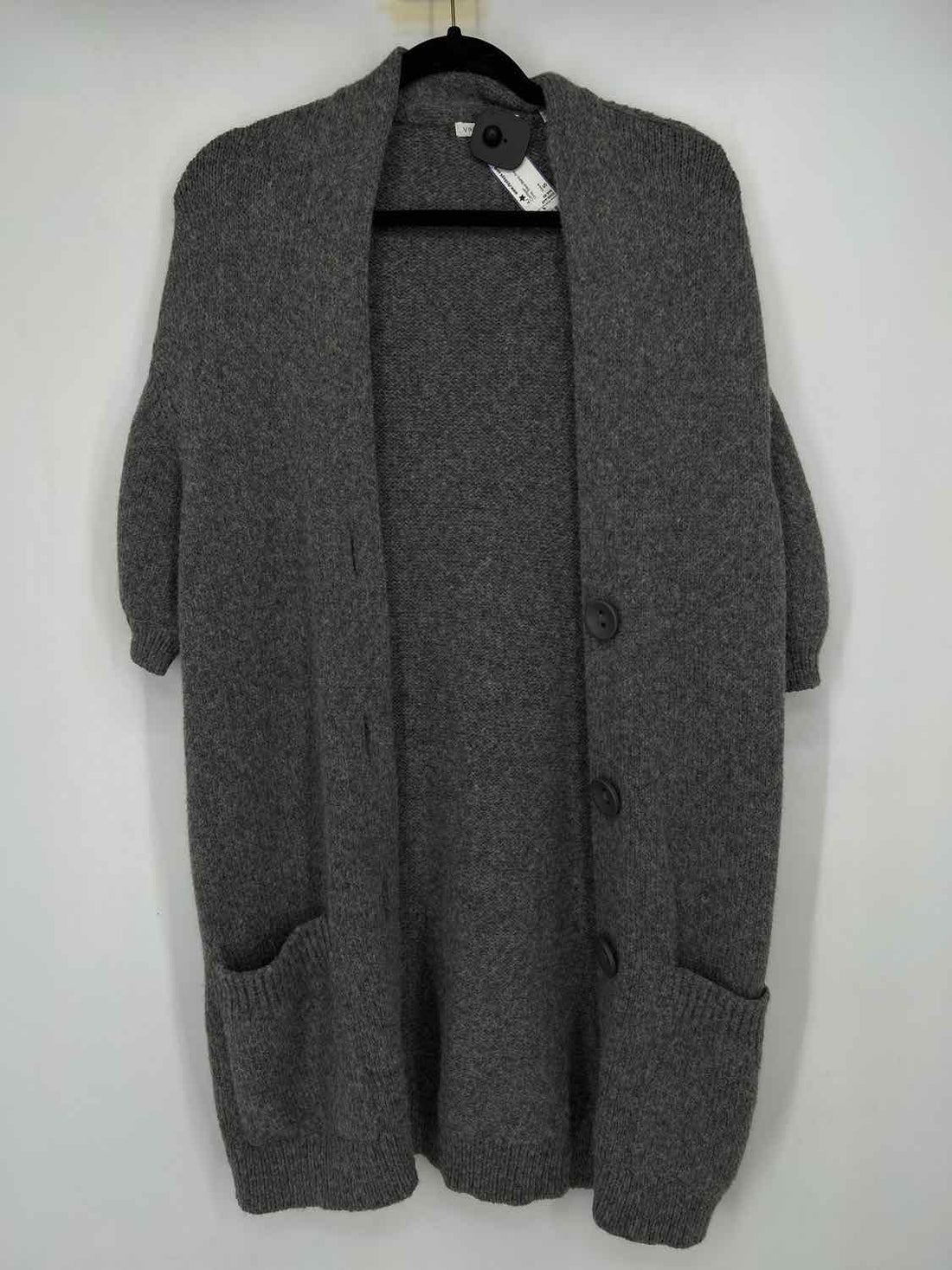 Vince Size S Gray Wool Blend Cardigan