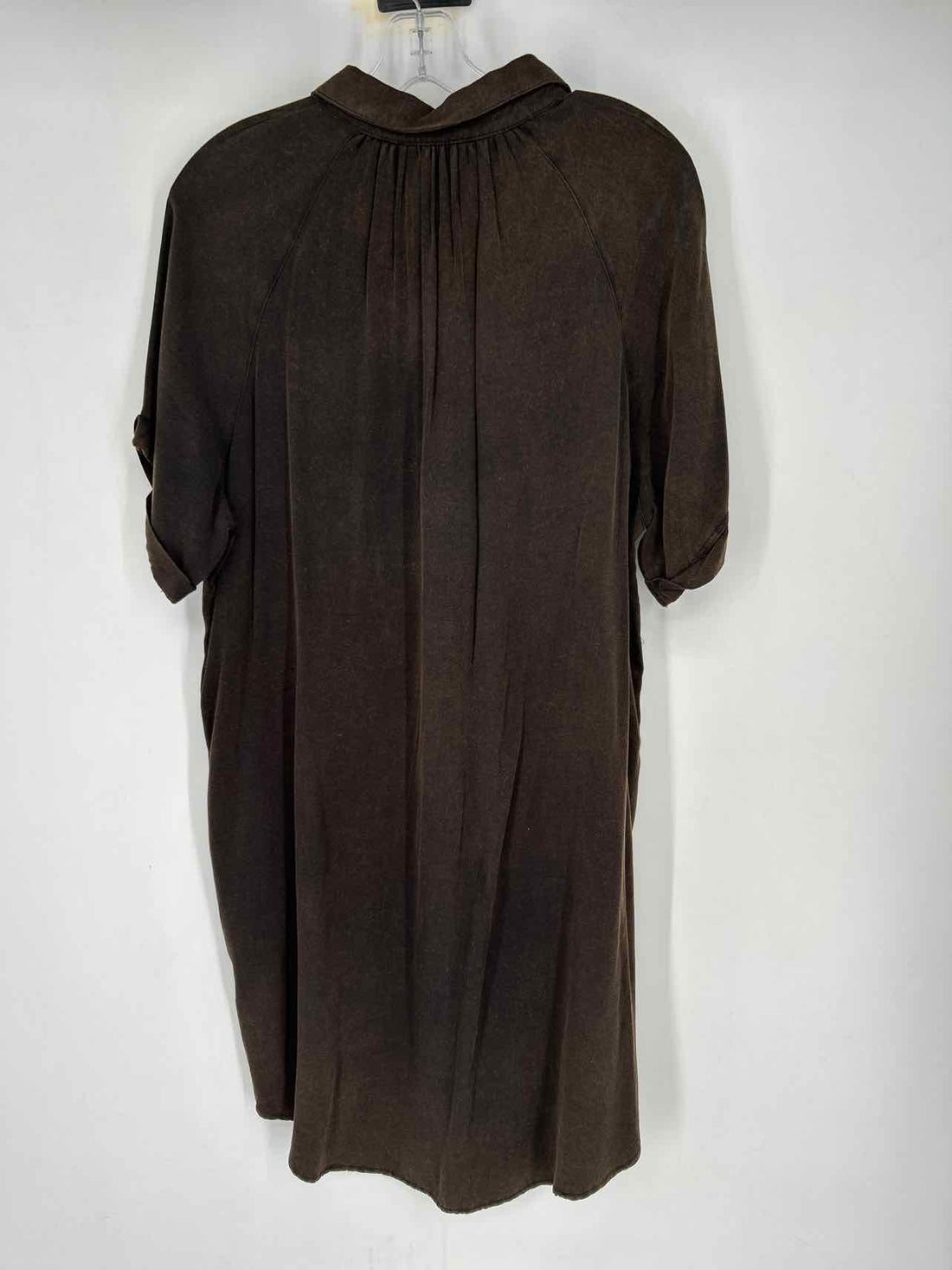 Ee:Some Size S Brown Short Sleeve Dress