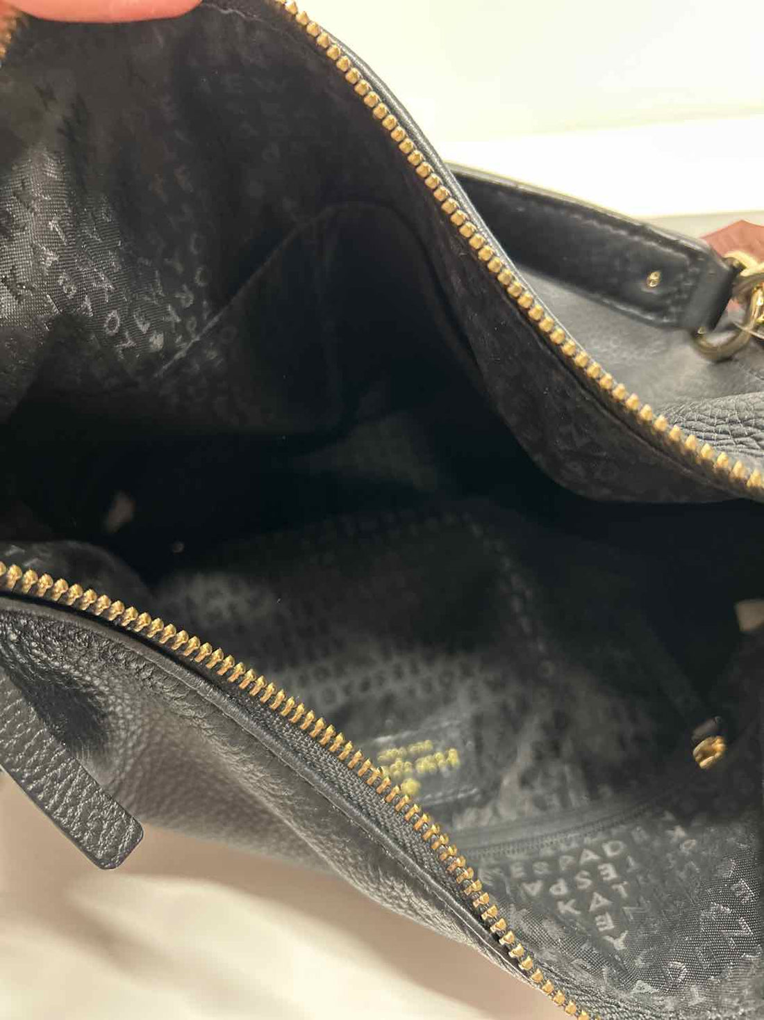 Kate Spade Black Leather Pre Owned Hobo